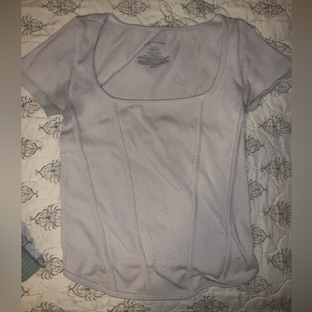 White Baby Tee